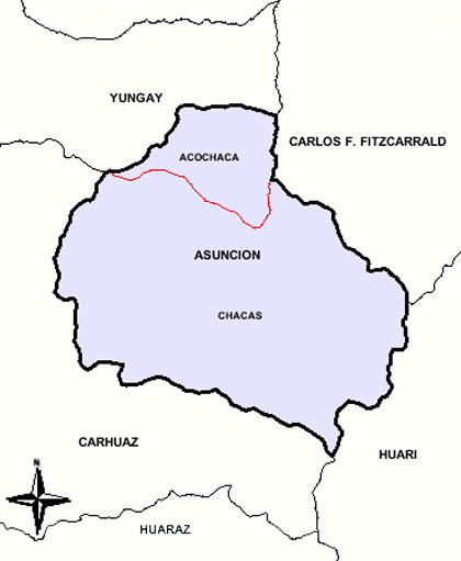 MAPA DE LA PROVINCIA DE ASUNCION