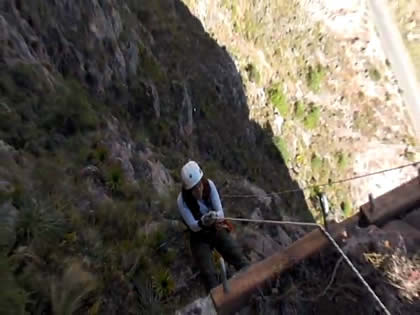 BAJADA EN RAPEL DEL SACRED VALLEY INKA'S VIA FERRATA 19